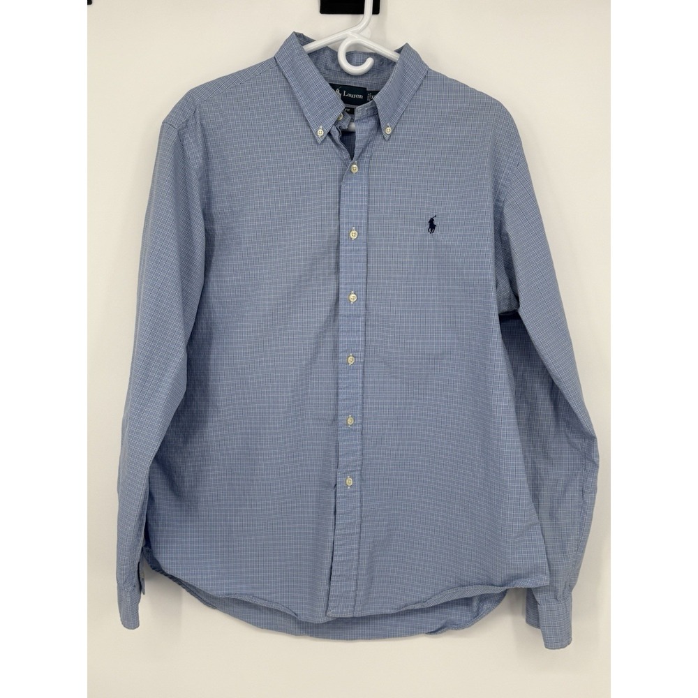 Ralph Lauren Men's Blue Long Sleeve Button Down XL
